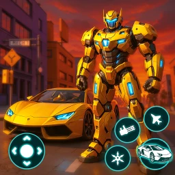 Значок Robot City War: Car Transform